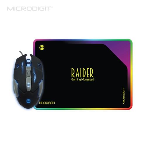 ماوس ألعاب سلكي مع لوحة ماوس