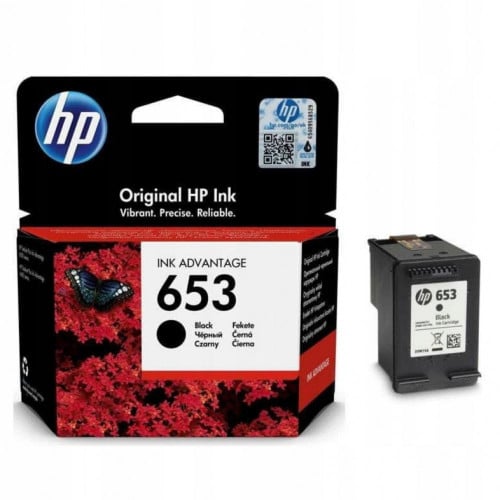 حبر طابعة HP 653 أسود