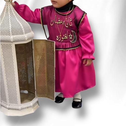 فستان رمضاني مع تطريز