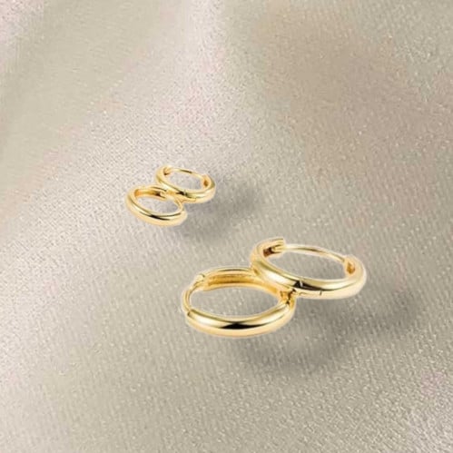 (4قطع) hoops gold set