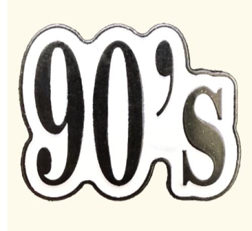 ستيكر معدني 90’s التسعينات