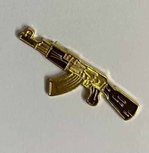 ستيكر معدني رشاش ذهبي