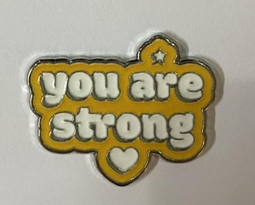 ستيكر معدني you are strong