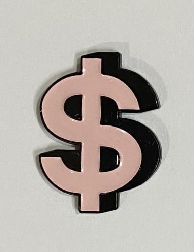 ستيكر معدني دولار