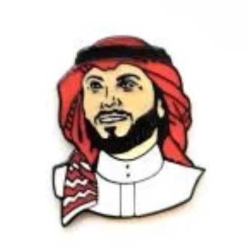 ستيكر معدني ماجد المهندس