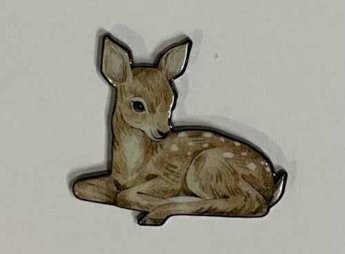 ستيكر معدني غزالة