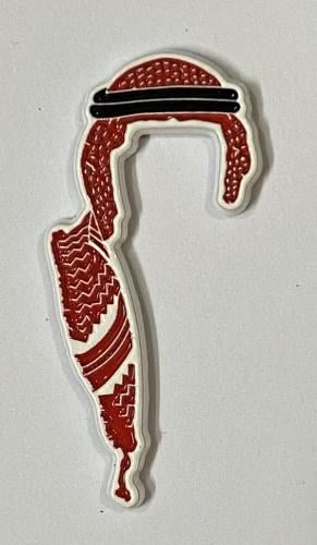 ستيكر معدني الشماغ الاردني