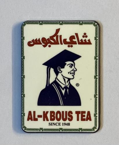 ستيكر معدني شاي كبوس