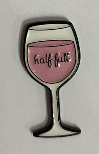 ستيكر معدني كوب half full