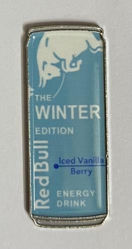 ستيكر معدني ريدبول ازرق فاتح