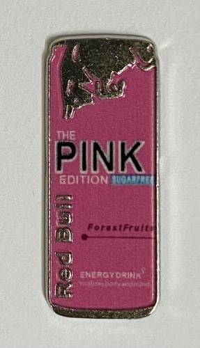 ستيكر معدني ريدبول وردي