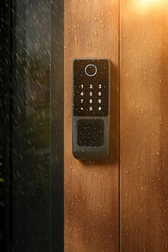 قفل ذكي للباب الخارجي مقاوم الماء Smart Outdoor Lo...