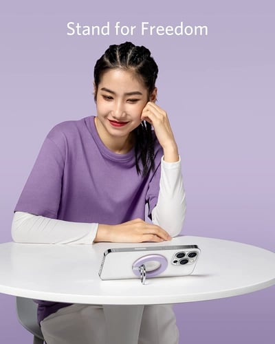 مسكة جوال دائرية مغناطيسية من اكس ليدر بدوران 360...