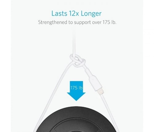 كيبل انكر ايفون باور لاين اصدار 2 (0.9 متر) usb ال...