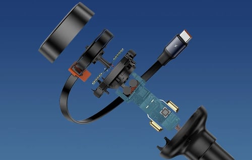 شاحن سيارة Enjoyment Pro مع كيبل تايب سي - بيسوس -...