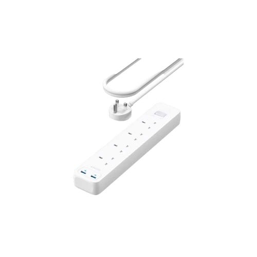 توصيلة انكر 4 منافذ طاقة مع منفذين USB-A