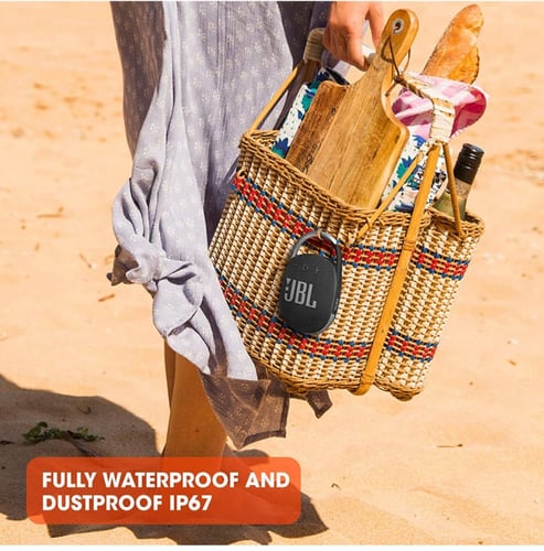 مكبر صوت محمول JBL Clip 4 – تصميم أنيق وصوت نقي