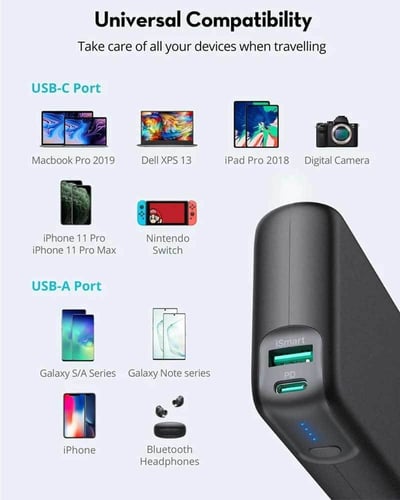 باور بانك من راف باور بايونير بسعة 20,000 ملي امبي...