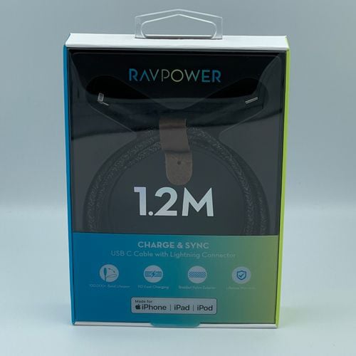 كيبل راف باور قماش تايب سي إلى لايتنينق بطول 1.2 م...