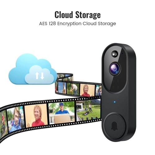 جرس باب ذكي CM28 بتقنية الواي فاي والفيديو (WI-FI...