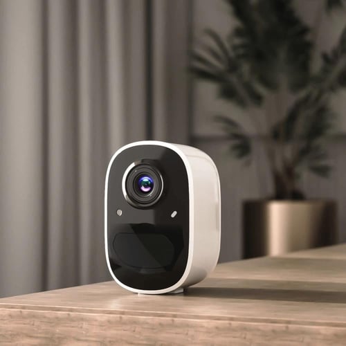 كاميرا مراقبة تعمل بالبطارية لاسلكية - تصوير سوبر...