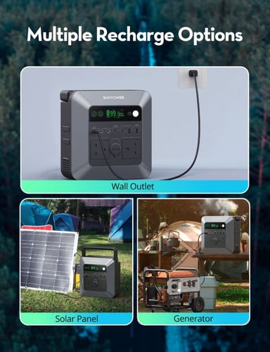 بطارية متنقلة راف باور 192500 ملي امبير بقوة 712.2...