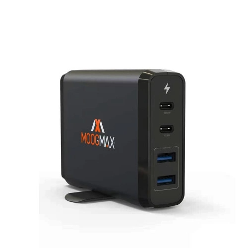 منصة الشحن السريع 4 منافذ بقوة 90 واط من موج ماكس