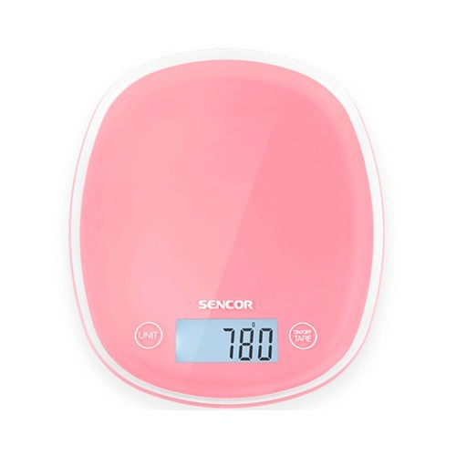 ميزان الطعام سينكور الكتروني حتى 5 كيلو احمر