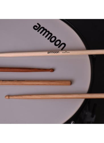 طقم عصا طبل خشبية من 12 زوج