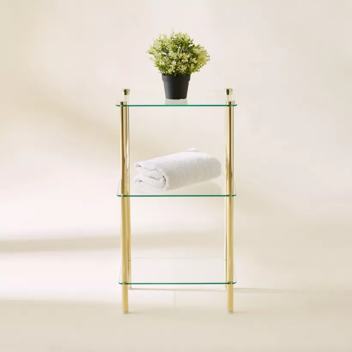 رفوف حمام عدد 3 رفوف مربع