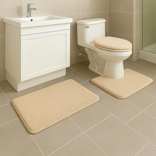 طقم دعاسات حمام مكونة من 4 قطع