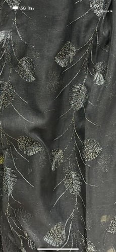 عباية دبل فيس اسود ولمعه