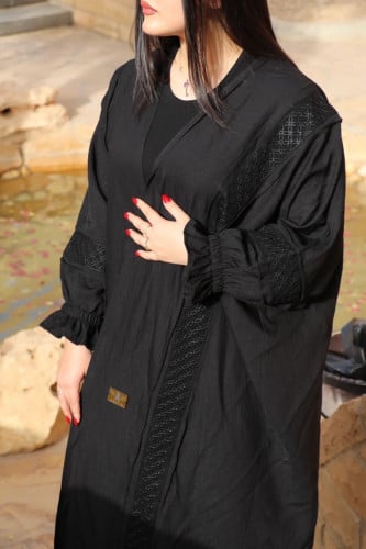 عباية لف سدو اسود