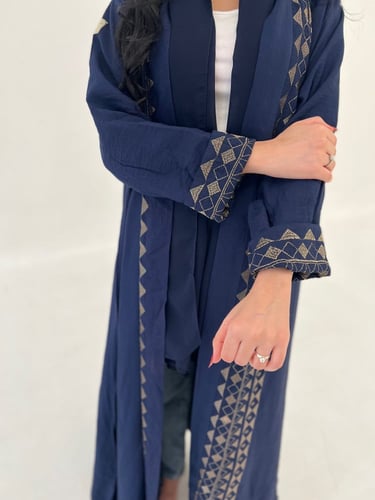 عباية دبل كلوش كحلي