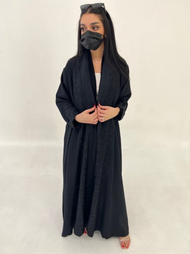 عباية دبل كلوش اسود