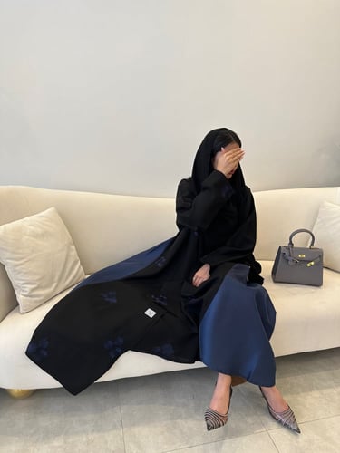 عباية زهر كحلي