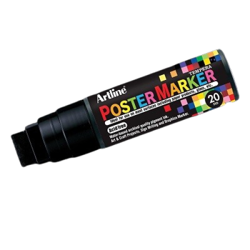 قلم ارتلاين بوستر 20ملم اسود