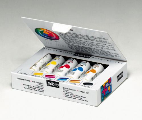 الوان غواش بيبو 20 مل 6 حبات