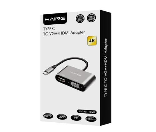 محول تايب سي الى شاشة في جي اي و اتش دي ام اي