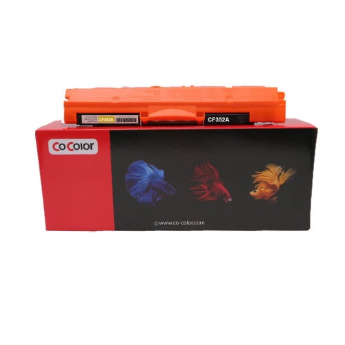 حبر ليزر 130A اصفر CF352A متوافق مع طابعات اتش بي...