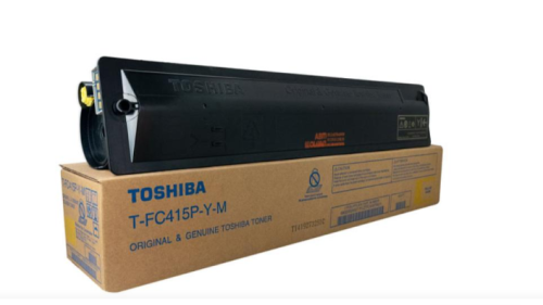حبر أصفر توشيبا الأصلي Toshiba T-FC415P-Y لـ ماكين...