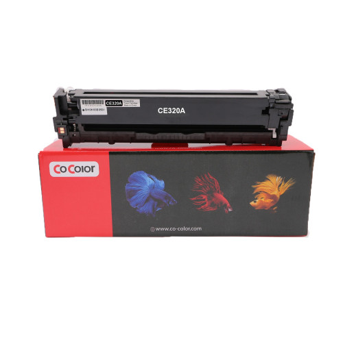 حبر طابعة ليزر 128A اسود CE320A متوافق مع طابعات ا...