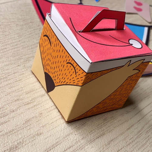 بوكس العيديه برسمة ثعلب