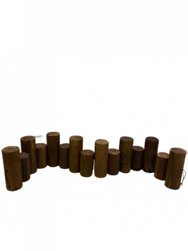 حاجز حديقة خشبي