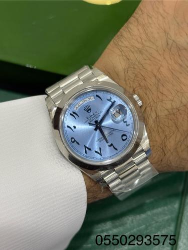 ساعة رولكس أرقام عربية كوبي سويس