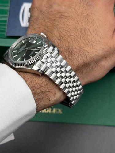 ساعة رولكس ديت جست مقاس 36 اعلى مكينة سوبر كلون