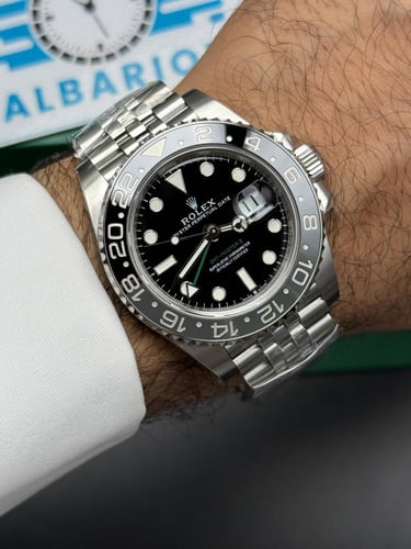 ساعة رولكس GMT بروس واين اعلى مكينة سوبر كلون