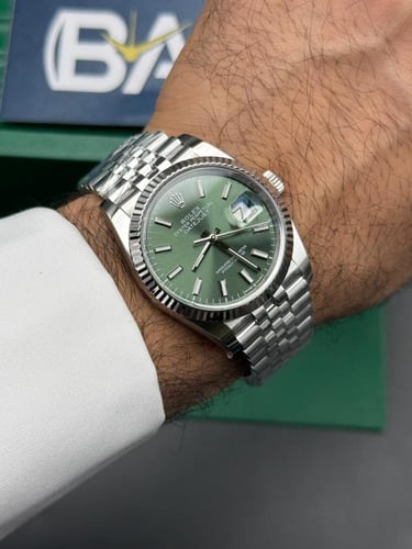 ساعة رولكس ديت جست مقاس 36 اعلى مكينة سوبر كلون