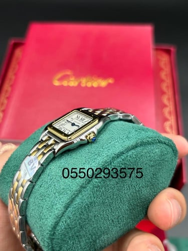 ساعة كارتير بانثر نسائي مقاس 22 كوبي سويس