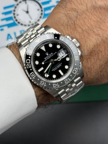 ساعة رولكس GMT بروس واين اعلى مكينة سوبر كلون